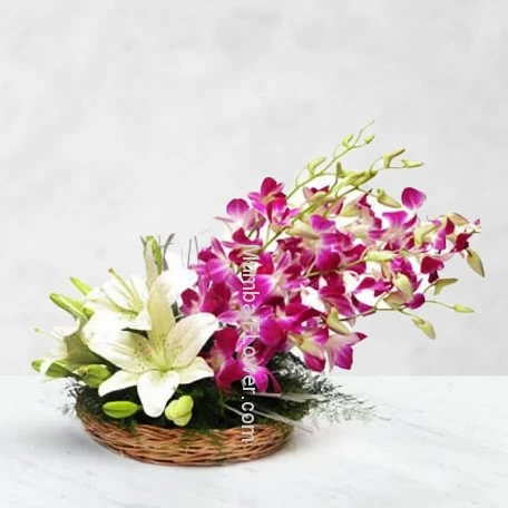 Lilies n Orchid Bouquet